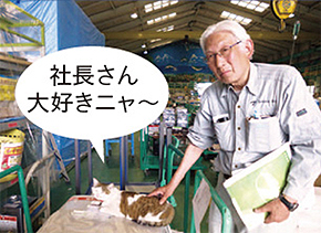 “I love President Tanaka, meow.”