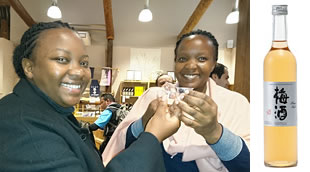Participants from Africa liked umeshu so much!