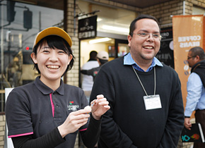 Tashiro coffee employees and overseas trainees