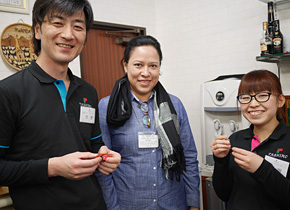 Tashiro coffee employees and overseas trainees