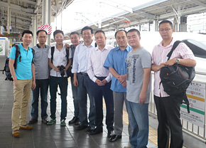 PREX held a seminar from July 3-12, 2012, in Japan for eight executives of the Shaanxi Weizhi Group Co., where a PREX alumni serves as company president.