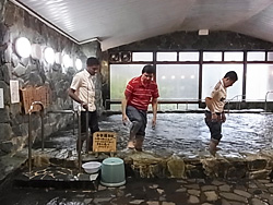 Experiencing a hot spring in Kamikatsucho