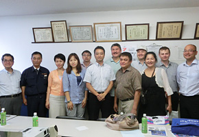 A group photo with seminar participants from Kazakhstan