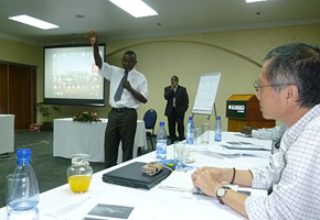 A local follow-up activity for the “Assistance Seminar for Introduction of Solar Power Generation,” implemented in 2010, was proposed by Mr. Golden and conducted in October 2011. Specialists visited Malawi and held workshops aimed at making renewable energy more widespread.