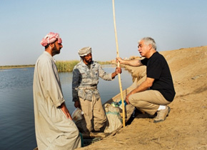 A region a participant is in charge of (a lake in central Iraq): Attempts are being made to promote eco-tourism involving four lakes.