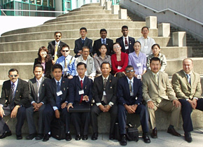 With participants from various countries.