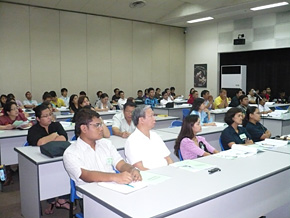 More than 70 people, including corporate managers attended, in the Philippines.