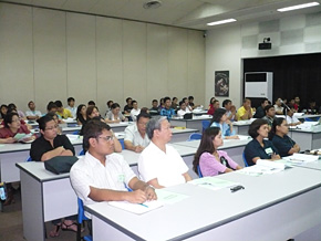More than 70 people, including corporate managers attended, in the Philippines.