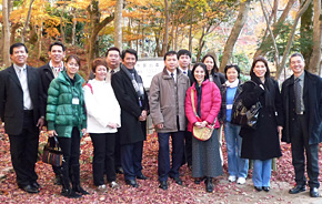 Mr. Wong, far left, who was a facilitator on behalf of the seminar participants from the various ASEAN countries during the 2008 Kankeiren ASEAN Management Seminar.