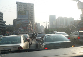 Bangladesh’s energy comes from its congestion. Dhaka’s streets are filled with cars, buses and trucks.