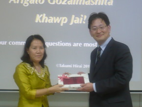 Mr. Takumi Hirai, associate professor at Poole Gakuin University 