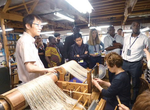 Visit to YAMAZAKI NOTOJOFU WORKSHOP,INC.