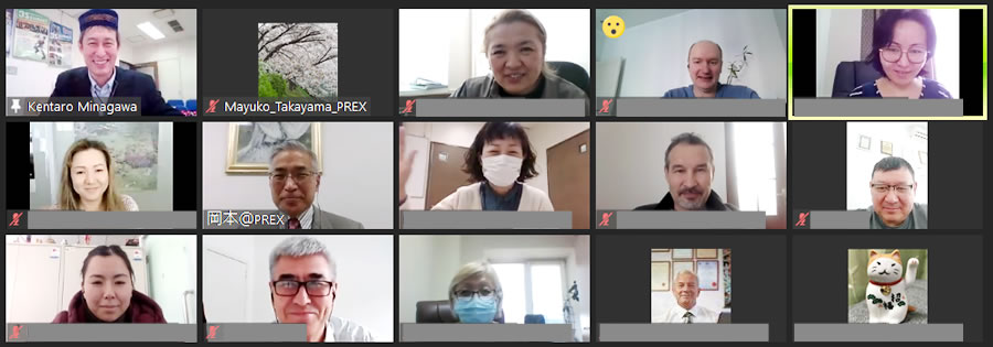 Scene from the PREX’s first Global Network Seminar