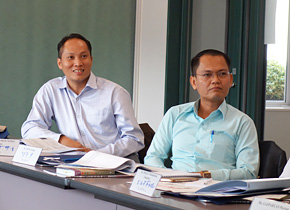 Mr. Chounlamountry Kingxay, Laos (left on the photo)