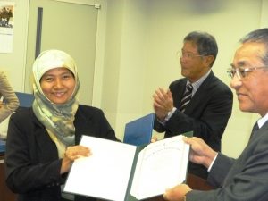 Report from Ms. Norhaliza A. Halim, Malaysia. (April, 2012)