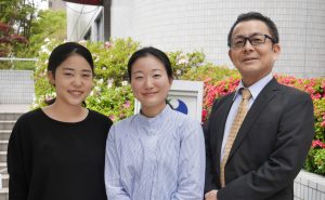 4月から新メンバーの前田智帆、狭間鮎奈、島田卓哉です！