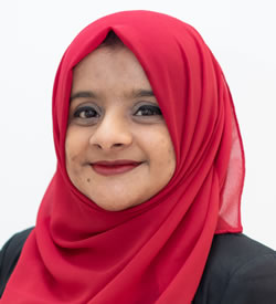 モルディブのPREXグローバルネットワークメンバー:モルディブ空港 Ms. SAMAAH Fathimath(サマさん)